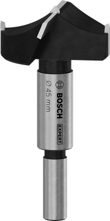 Broca para cortar bisagras de madera laminada Bosch EXPERT de 45 mm.